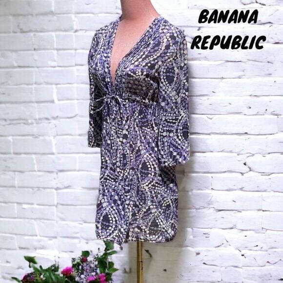 BANANA REPUBLIC EXTRA SMALL MINI DRESS COVER UP - Picture 1 of 8